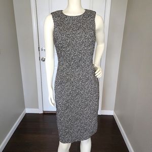 Calvin Klein Black & White Sheath Dress